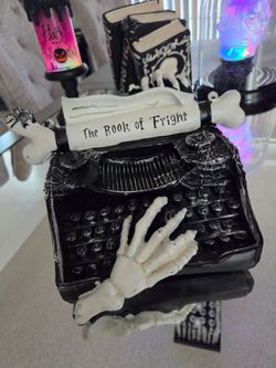 Maquina de escribir de Halloween