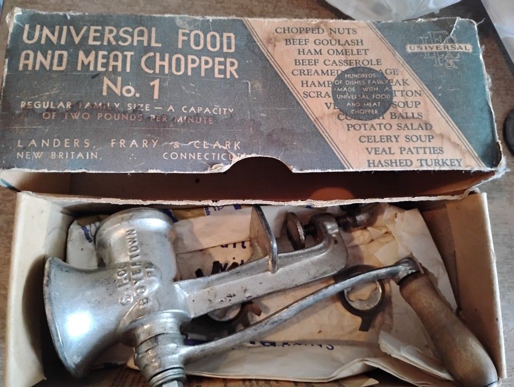 Vintage Food And Meat Chopper