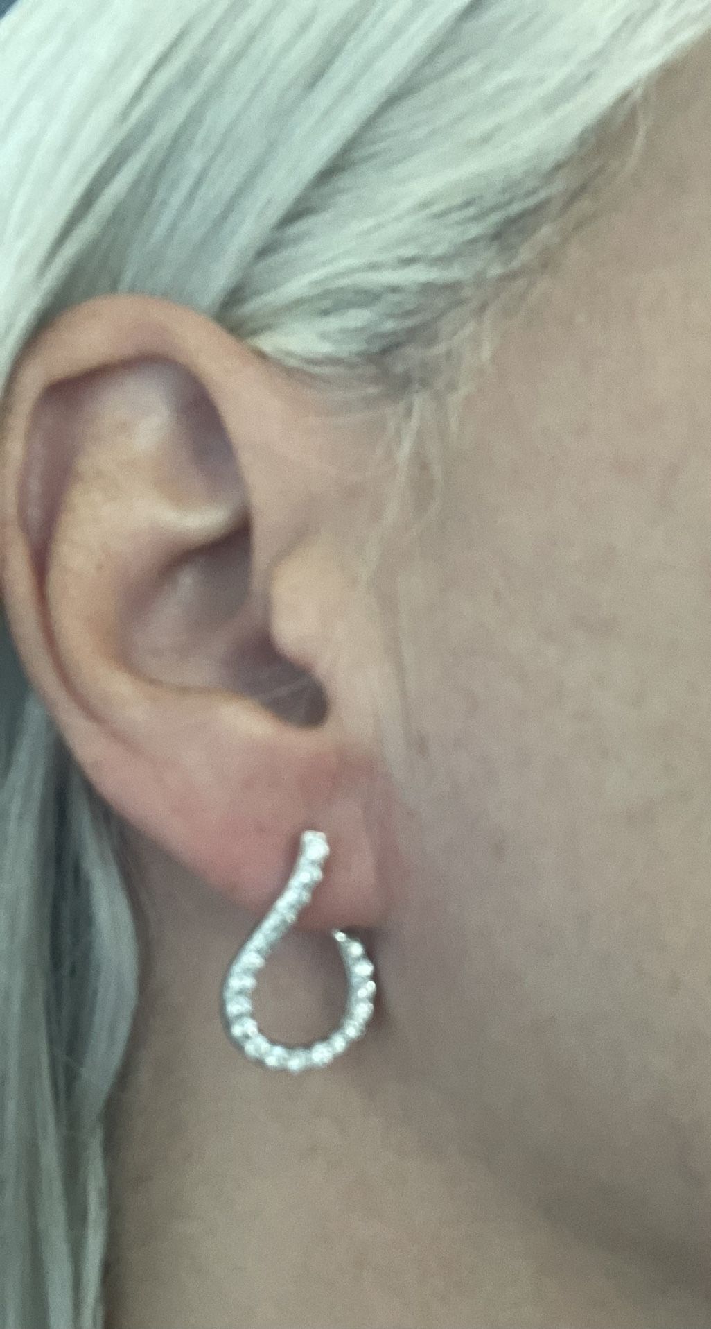 Diamond Drop Earrings