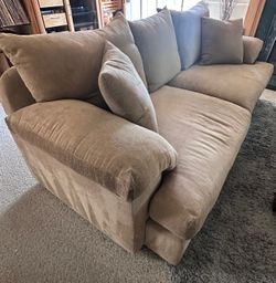 Couch custom made down filled