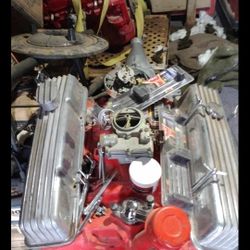 Rebuilt Chevy 283 Everything On This Motor Is New Comes With A 3 Deuce intake And A Rebuilt  2 Speed. 