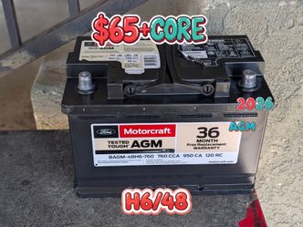 Car Battery Group Size 48/H6