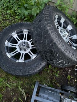 Truck tires and rims