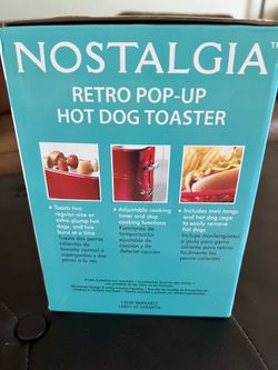 Hot dog and bun toaster