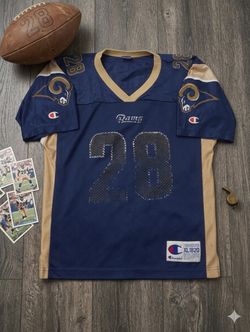 Champion Navy & Gold Football Jersey #28
