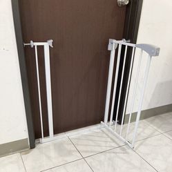 $35 (NEW) Baby Safety Gate 30” Tall for 29-32” Wide Doorways Stairs, Walk Thru Metal Pet Dog Fence  