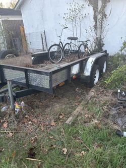 Trailer Dual Axle Work/landscape Trailer