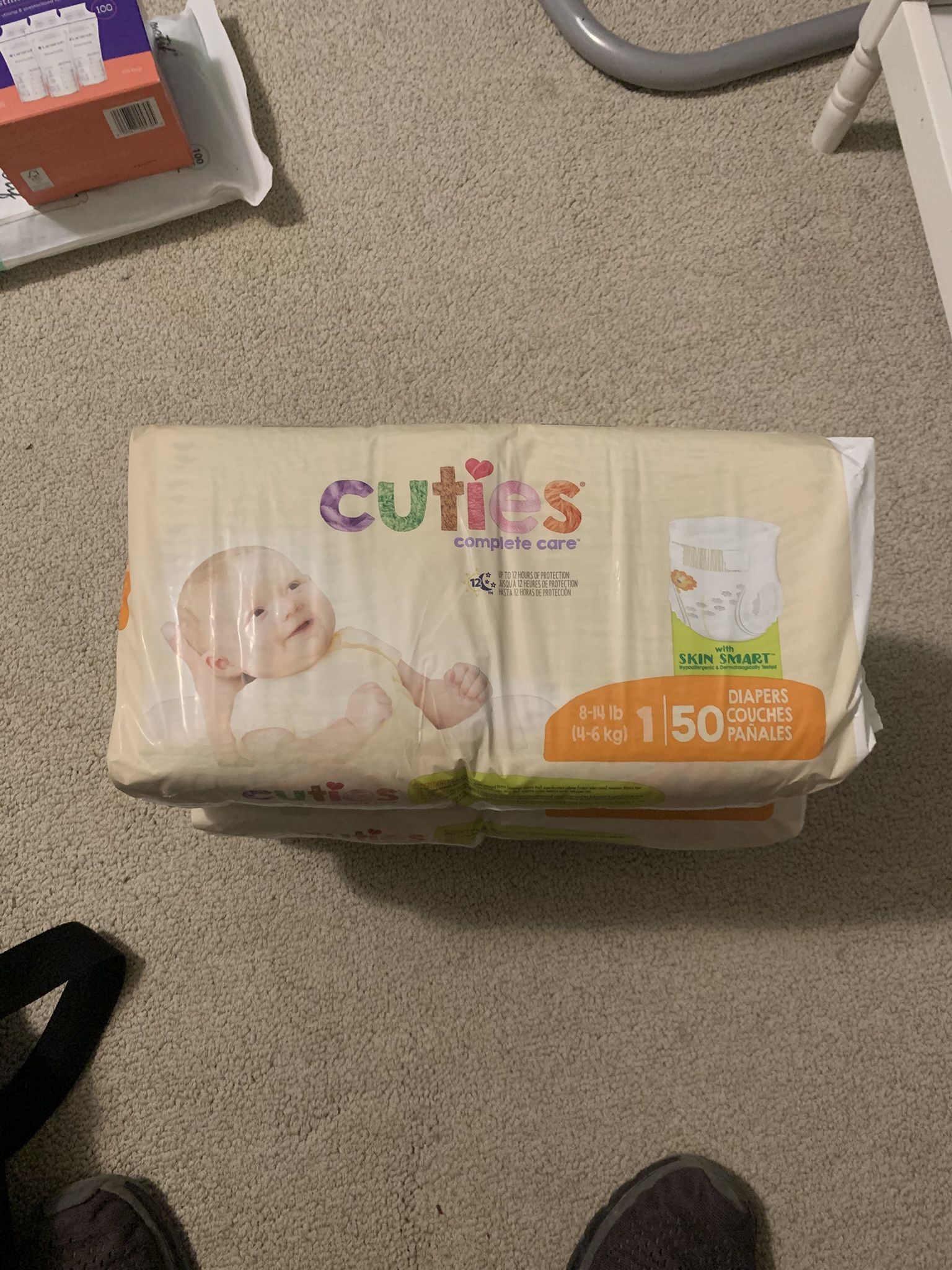 🍼 150 CUTIES COMPLETE CARE DIAPERS – SIZE 1 | NEW & SEALED | INFANT ESSENTIAL! 🍼