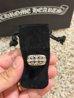 Chrome Hearts Floral Cross Ring - Size 11