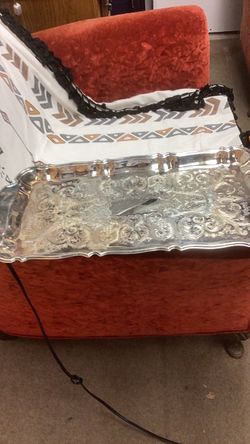 Vintage Oneida Rectangular Siver Serving Tray