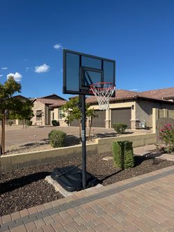 Lifetime Adjustable Basketball Hoop-Shatterproof Backboard