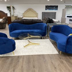 🔥🔥🔥HOT DEALS ON 3PC VELVET SOFA SET $1899🔥🔥