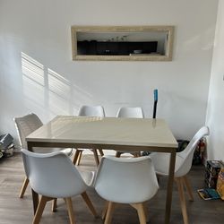 Dining Set With 6 Chairs 