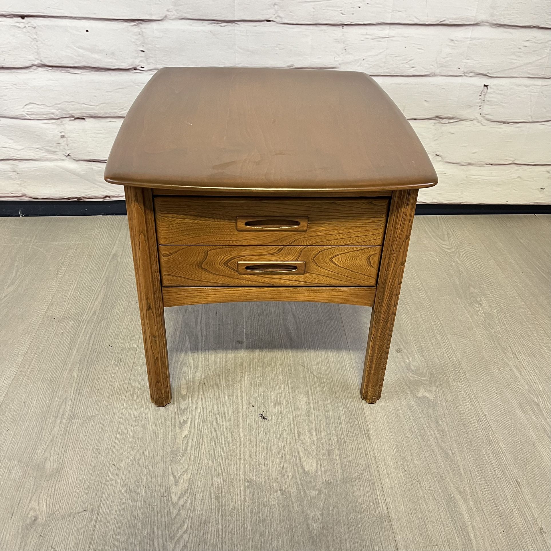 Wood MCM Hammary End Table