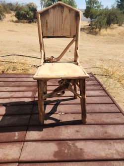 🌲 **CUSTOM DRIFTWOOD RUSTIC CHAIRS – $400 EACH** 🌲