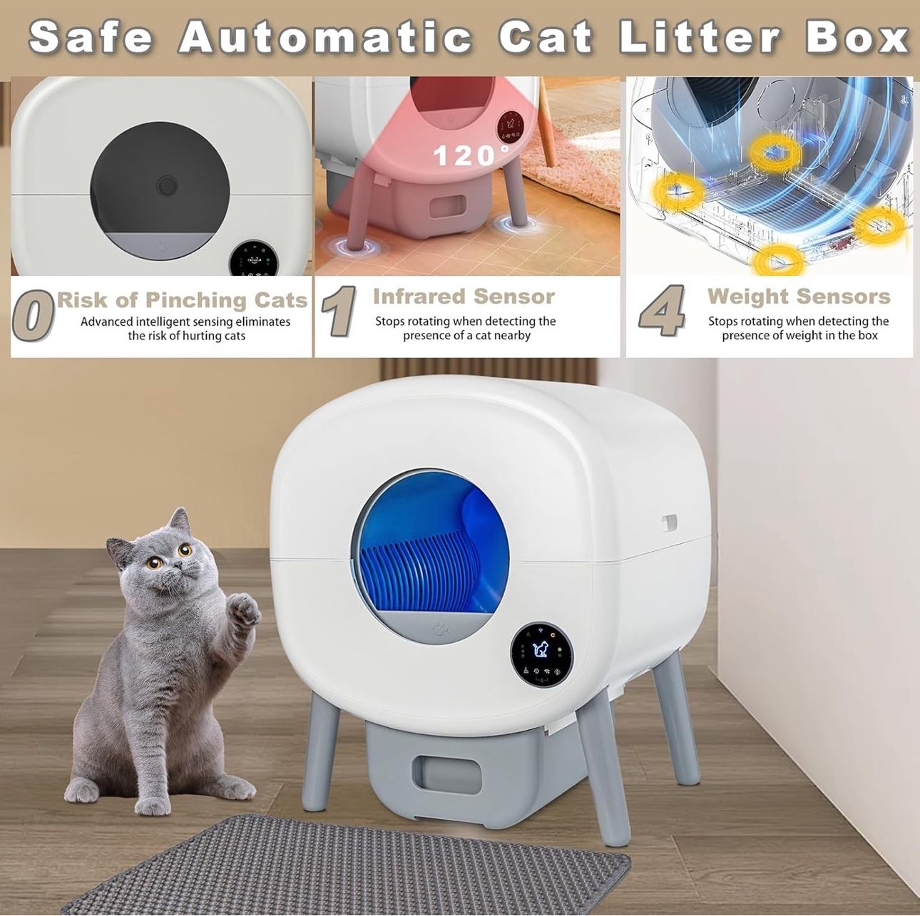 Smart Cat Litter Box - Brand New!