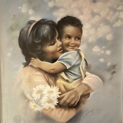 C. Downey “My Little Sunshine” Framed Print Mother & Child