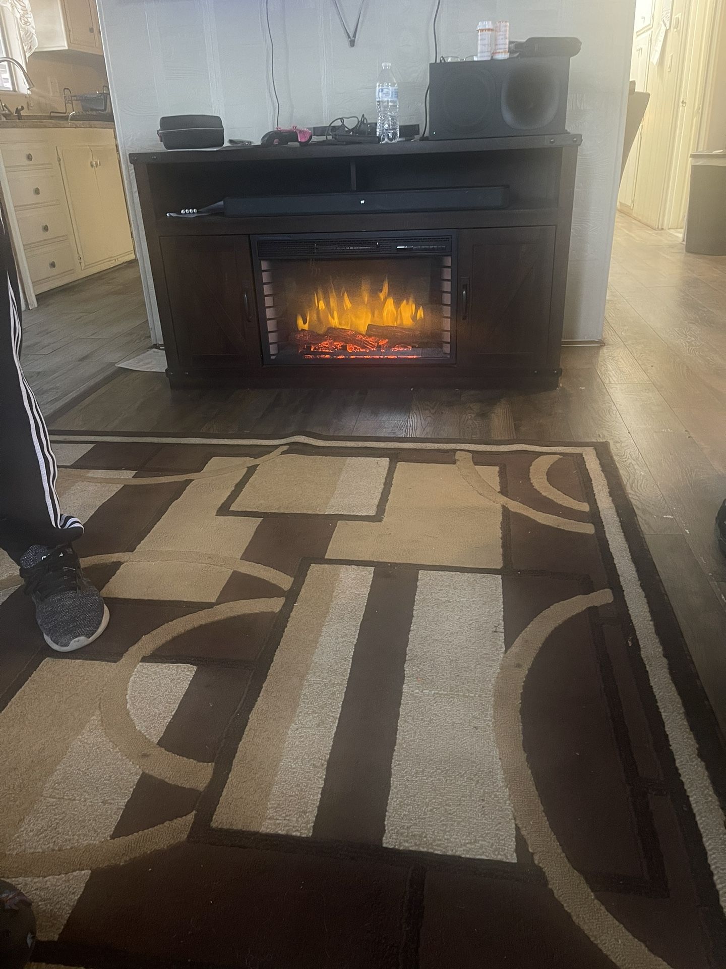 Storage Bin $35 Tv Stand Electric Heater $180