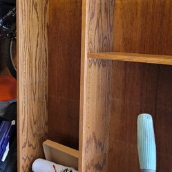 Solid Oak Double Shelf 