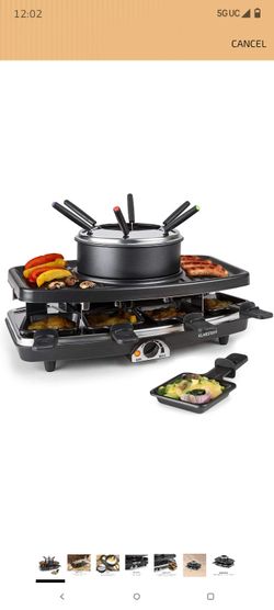 Mavouse 3-In-1 Raclette Grill 