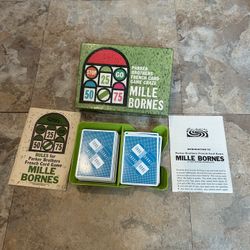 Vintage 1962 Parker Brothers Mille Bornes French Card Game 