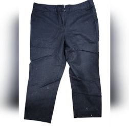 Grace Elements Size 14 Dark Blue Capris - Has Animal Hair