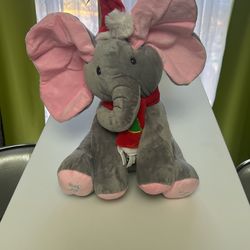 Christmas Singing And Playing Elephant