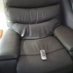 Lazy Boy leather rocker recliner