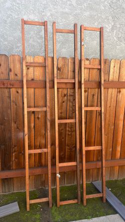 Wooden Shelf, Ladder