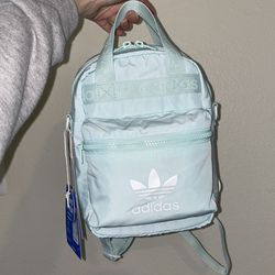 Adidas Originals Mint Green Mini Backpack 2-in-1 Crossbody Bag - BRAND NEW