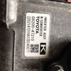 INVERTER/CHARGING 2012-2015 TOYOTA PRIUS G9(contact info removed)0