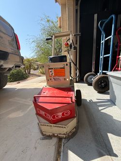 EDCO SEC-1.5L Concrete Floor Grinder – 1.5 HP – Commercial Grade – Accessories Included