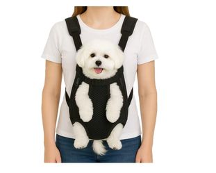 Black Front-Facing Pet Carrier Backpack