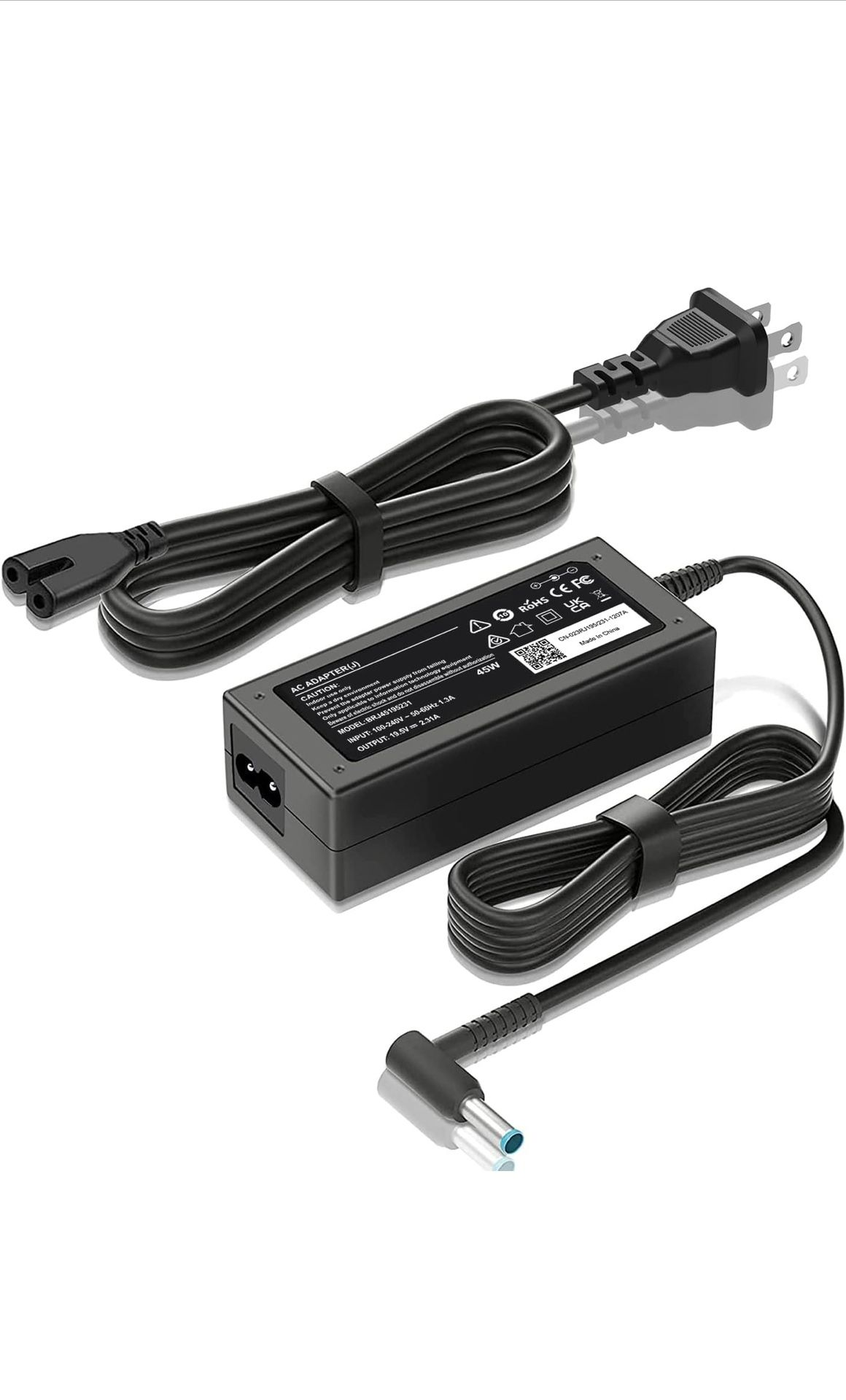 HP 45W 19.5V 2.31A Laptop Charger for HP Stream 11 13 14, Pavilion, Elitebook Folio, Spectre, Pavilion Touchsmart, Spectre Ultrabook, AC Adapter Power