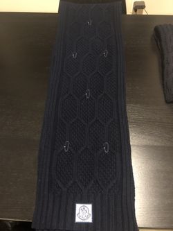 Brand new and authentic Navy Moncler Scarf