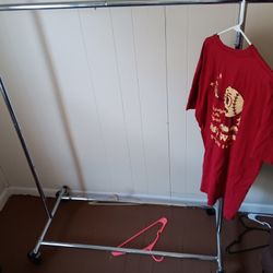 Portable Metal Clothes Rack 