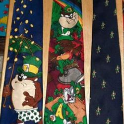 Mixed Lot Vintage Men's ☘St Patrick's ☘ Ties ☘