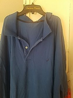 Blue 6x nautica shirt