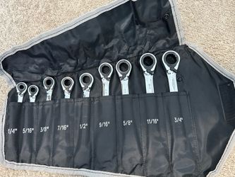 Duratech 8-Piece Ratcheting Wrench Set