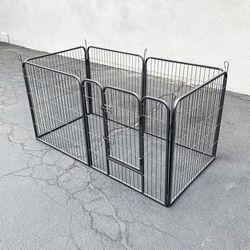 Brand New $85 Heavy Duty 32” Tall x 32” Wide x 6-Panel Pet Playpen Dog Crate Kennel Exercise Cage Fence 