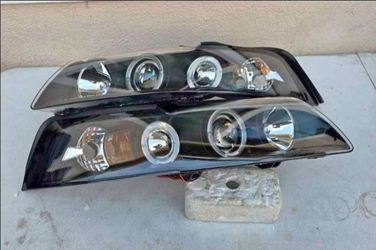 99-04 Ford Mustang Headlights Faros Calaveras Micas Luces Lamps