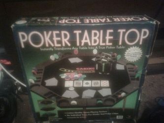 Poker table top