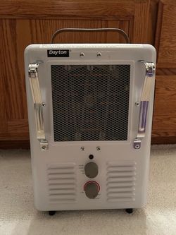 Dayton Portable Electric Space Heater, Excellent Working Condition