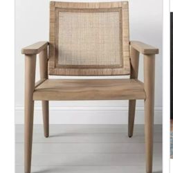 Hearth & Hand Magnolia Wooden Accent Chair With Cane Back