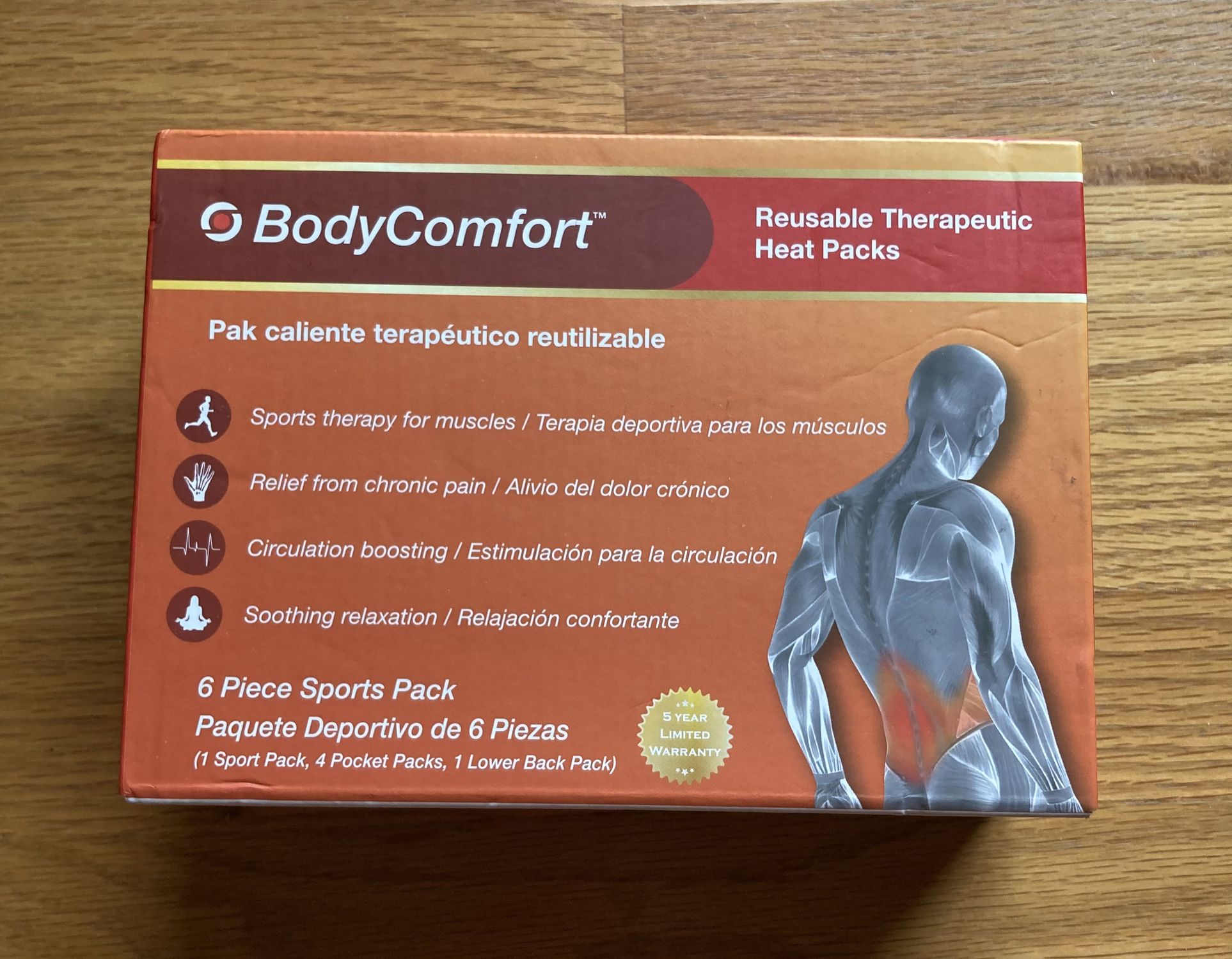 BodyComfort Reusable Therapeutic Heating Passing