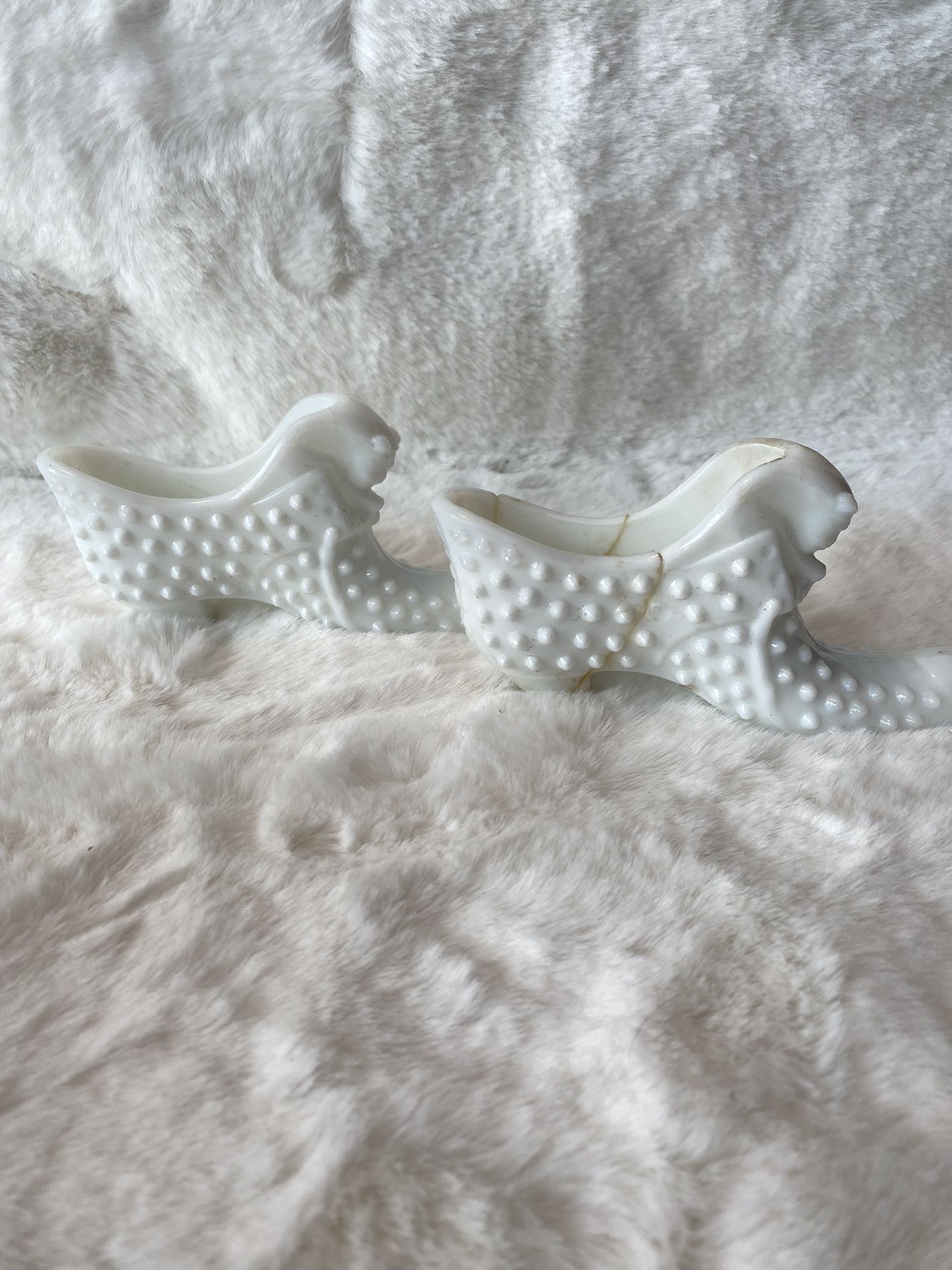 Set Of Vintage Porcelain Shoes 