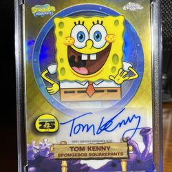2025 SpongeBob Chrome  Solo Autograph 