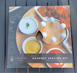 Gourmet Serving Set Appetizer Bowls and Picks Set