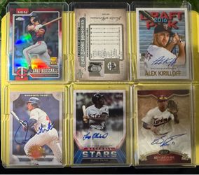 ⚾ Minnesota Twins 6-Card Lot — Autographs & Numbered Cards — $65 OBO