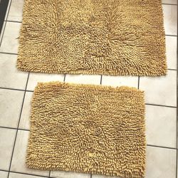 2Pc Bathroom Rugs 